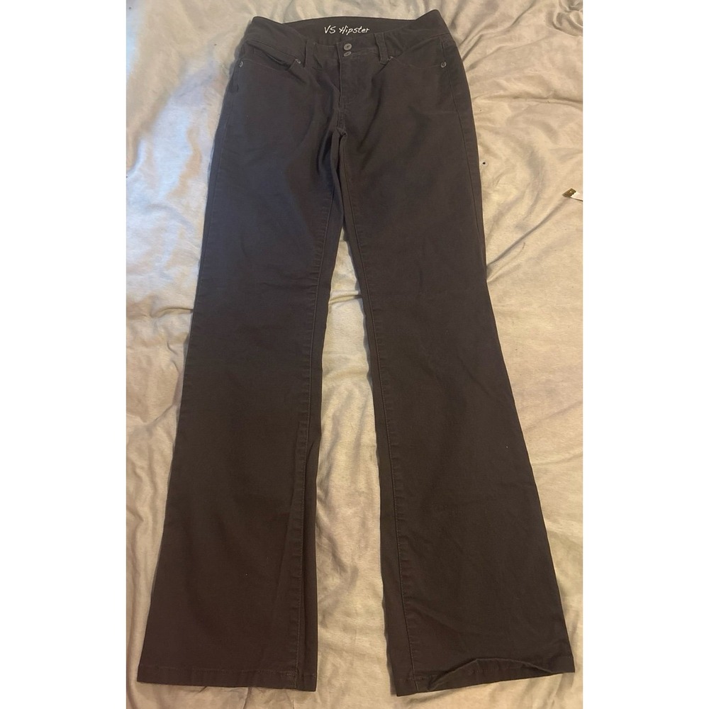 Victoria's Secret‎ Dark Grey Hipster Bootcut Flare Pants, Size 2